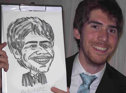 caricaturist caricature party